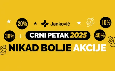Preko 500+ akcija i 50+ brendova – Šta sve na sniženju možeš pronaći u Apoteci Janković za Crni petak 2025