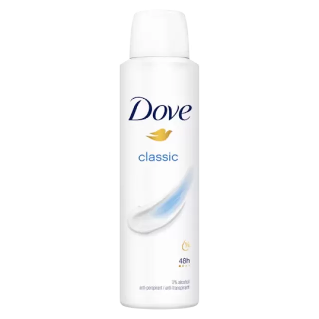 DOVE CLASSIC ANTIPERSPIRANT U SPREJU 150ML