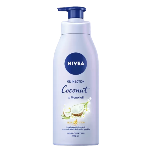 NIVEA LOSION COCONUT&MONOI OIL 400ML