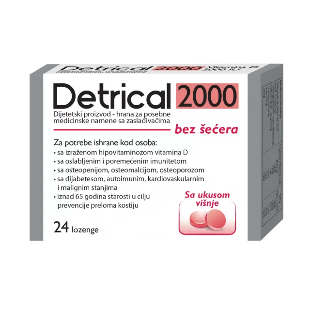 DETRICAL 2000 SA UKUSOM VIŠNJE PASTILE A24