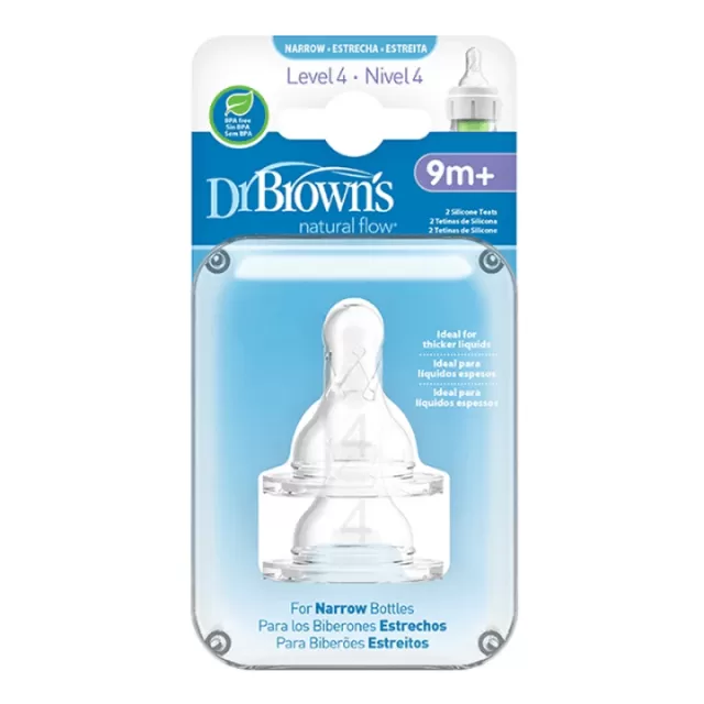 DR BROWNS SILIKONSKA CUCLA ZA STANDARD BOCU VELIČINA 4 - 9M+