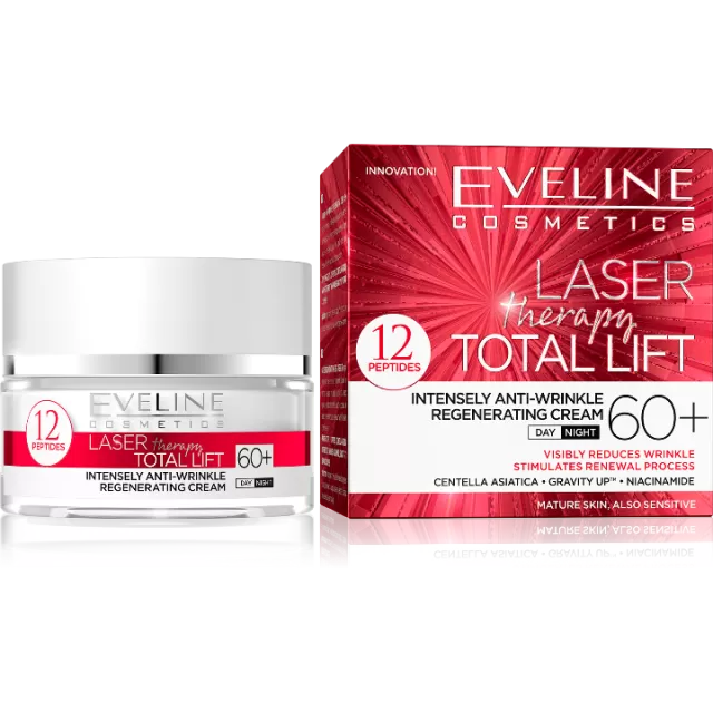 EVELINE LASER THERAPY KREMA ZA LICE 60+ 50ML