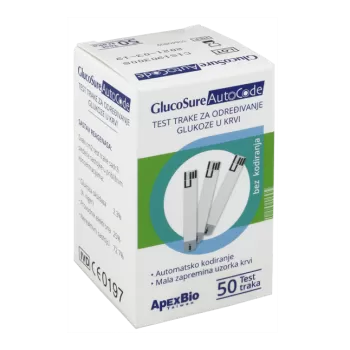 GLUCOSURE TRAKE za merenje šećera A50