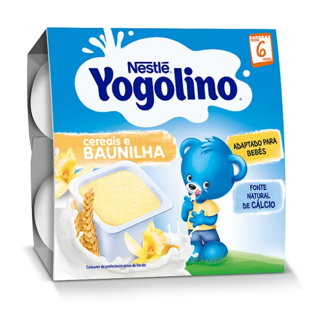 NESTLE YOGOLINO MLEČNI DEZERT SA VANILOM 6M+, 4X100G
