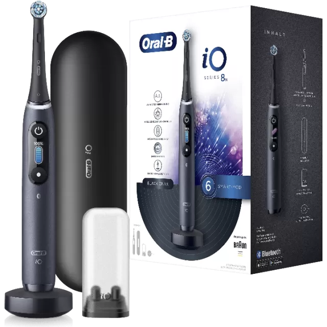 Oral-B POC iO8 Black Onyx ELEKTRIČNA ČETKICA ZA ZUBE