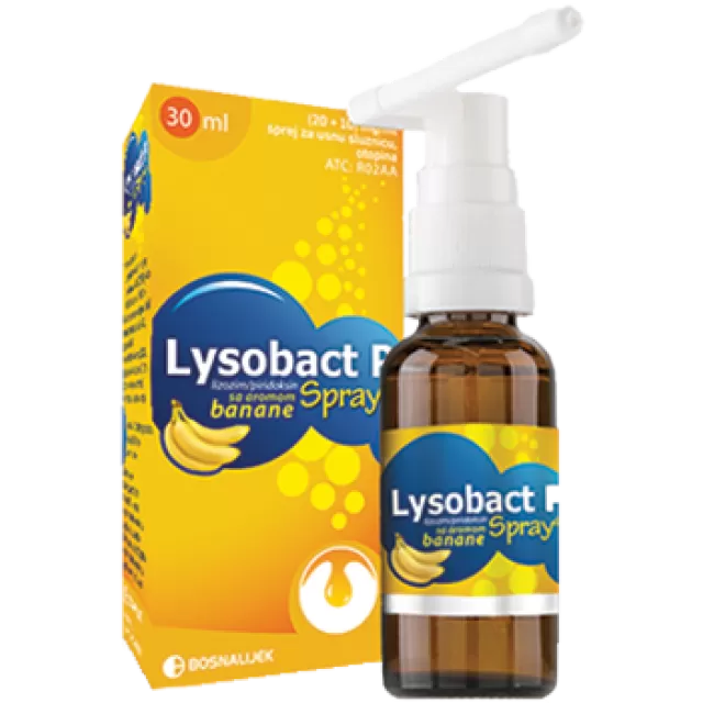 LYSOBACT P SPRAY SA AROMOM BANANE 30ML