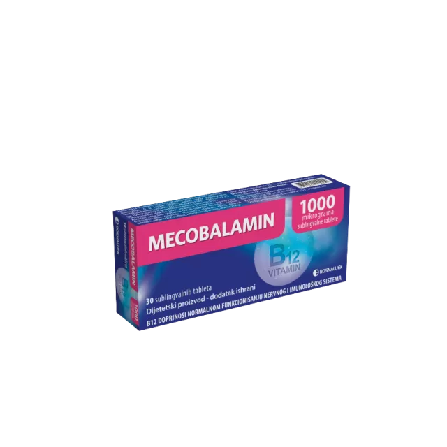 MECOBALAMIN 1000 μg SUBLINGVALNE TABLETE A30