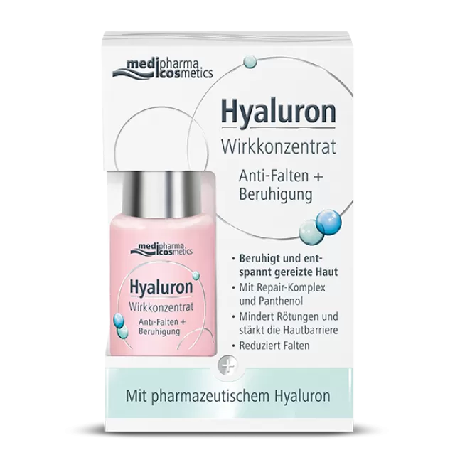 MEDIPHARMA HYALURON AKTIVNI KONCENTRAT + OBNOVA KOŽE 13ML