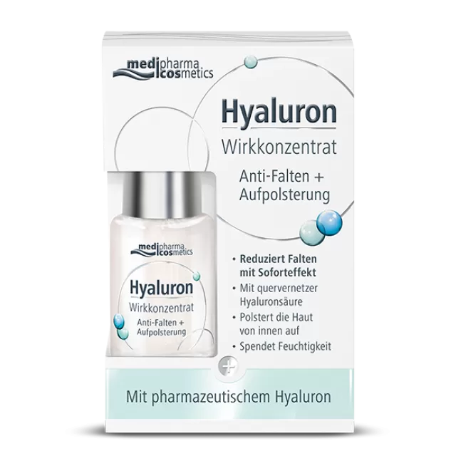 MEDIPHARMA HYALURON AKTIVNI KONCENTRAT + POPUNJAVANJE BORA 13ML