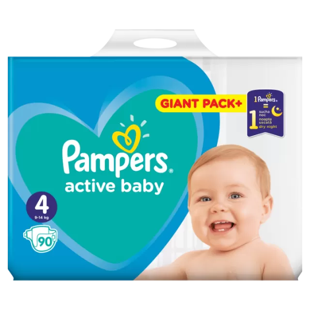 PAMPERS 4 9-14KG A90