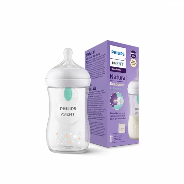 AVENT BOCA NATURAL RESPONSE ANTIKOLIK MEDA 1M+ 260ML