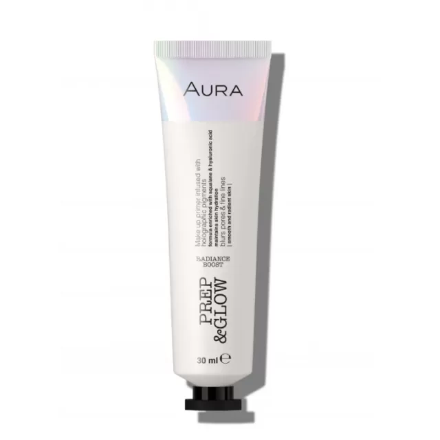 AURA Hologramska baza za šminku PREP & GLOW, 30ml