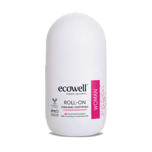 ECOWELL ORGANSKI ROLL-ON DEZODORANS ZA ŽENE 75ML