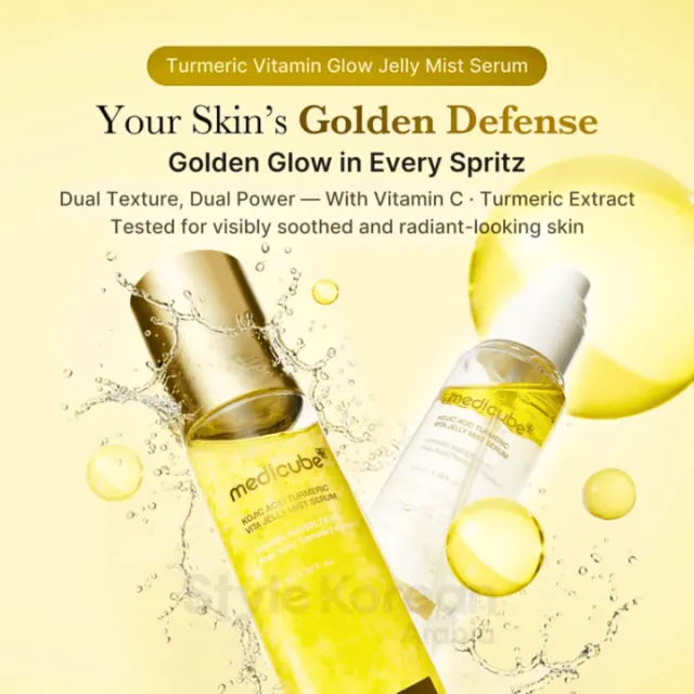 Medicube Kojic Acid Turmeric Vita Jelly Mist Serum 100ml