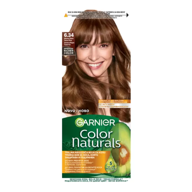 GARNIER COLOR NATURALS BOJA ZA KOSU - 6.34