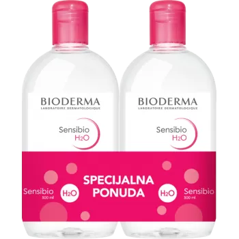 BIODERMA PROMO SENSIBIO H2O MICELARNA VODA 500ML + 500ML