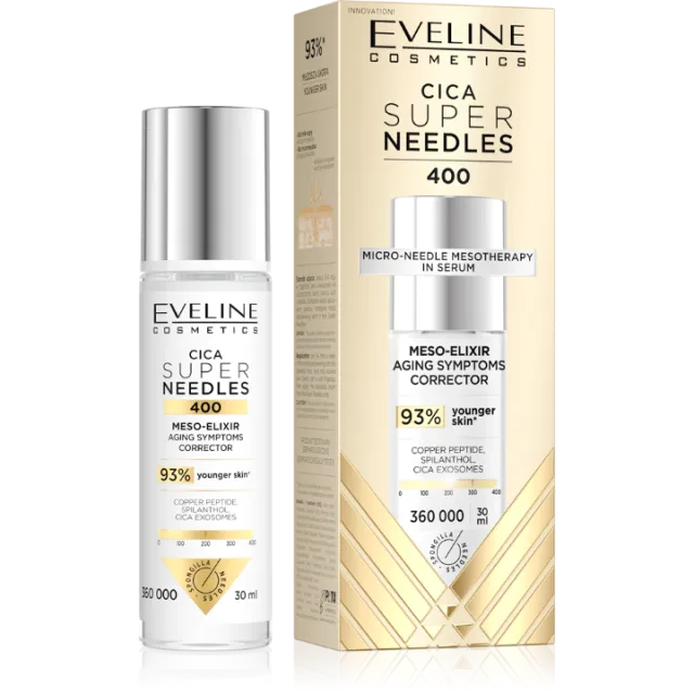 EVELINE CICA SUPER NEEDLES 400 MESO ELIXIR SERUM 30ML