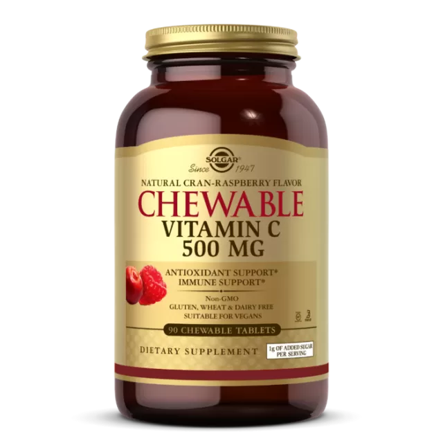 SOLGAR VITAMIN C 500MG TABLETE ZA ŽVAKANJE A90