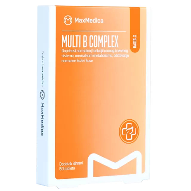 MAXMEDICA MULTI B COMPLEX TABLETE A50