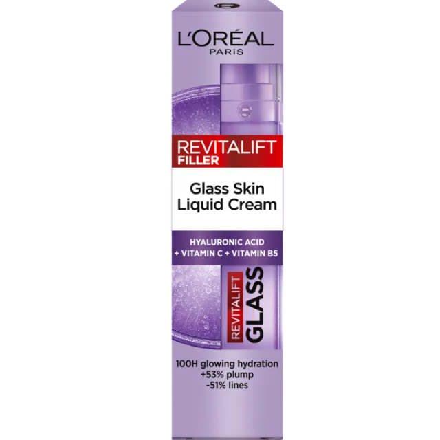 L'Oréal Paris Revitalift Filler Glass Skin Tečna Krema 50ml