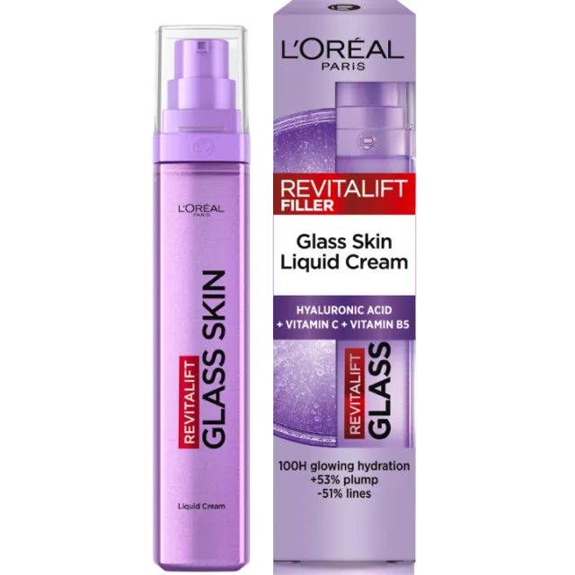 L'Oréal Paris Revitalift Filler Glass Skin Tečna Krema 50ml