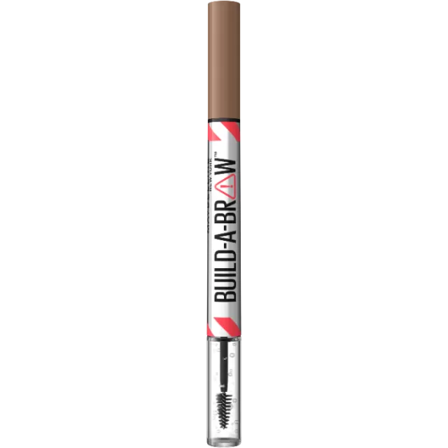 MAYBELLINE NEW YORK BUILD-A-BROWN 2U1 OLOVKA ZA OBRVE I GEL ZA FIKSIRANJE 255 SOFT BROWN
