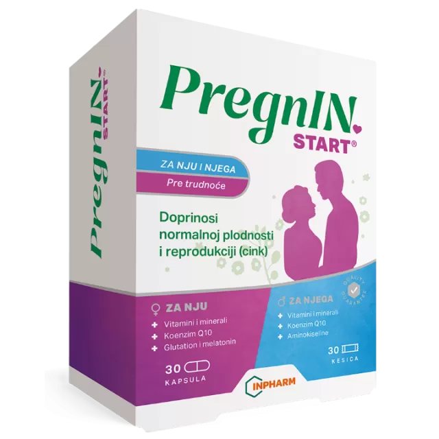 PREGNIN START 30 KAPSULA + 30 KESICA