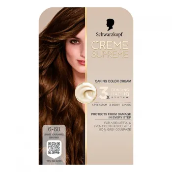 Creme Supreme Farba Za Kosu 6-68 Light Caramel Brown