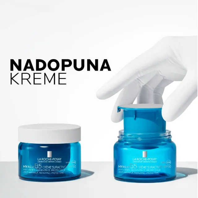 La Roche-Posay Hyalu B5 Visokoefikasna krema SPF30 dopuna, 50 ml