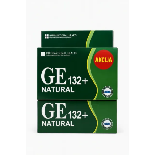 GE132+ Natural PROMO pakovanje 2 x 60 kapsula + 30 kapsula gratis