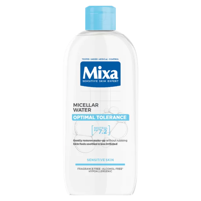 MIXA MICELARNA VODA SA OPTIMALNOM TOLERANCIJOM ZA OSETLJIVU I REAKTIVNU KOŽU 400ML