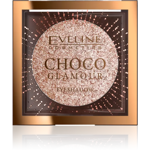 EVELINE CHOCO GLAMUR MONO EYESHADOW 01 MOON SPARKLE