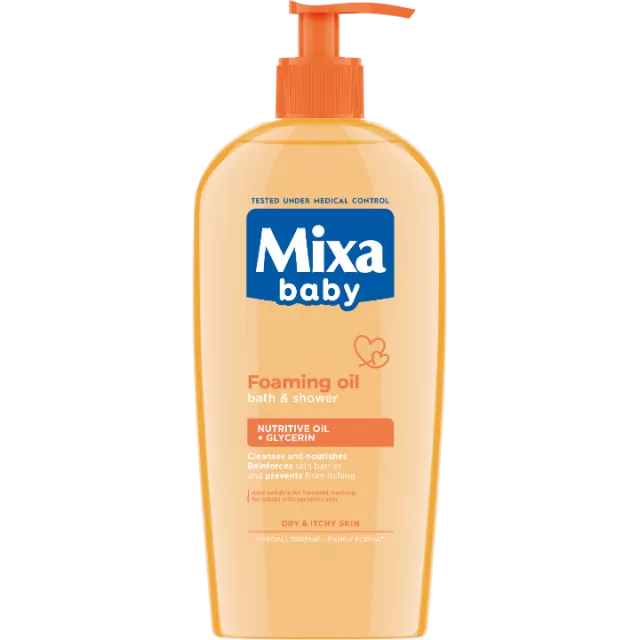 MIXA BABY GEL ZA KUPANJE I TUŠIRANJE OBOGAĆEN ULJIMA 400ML