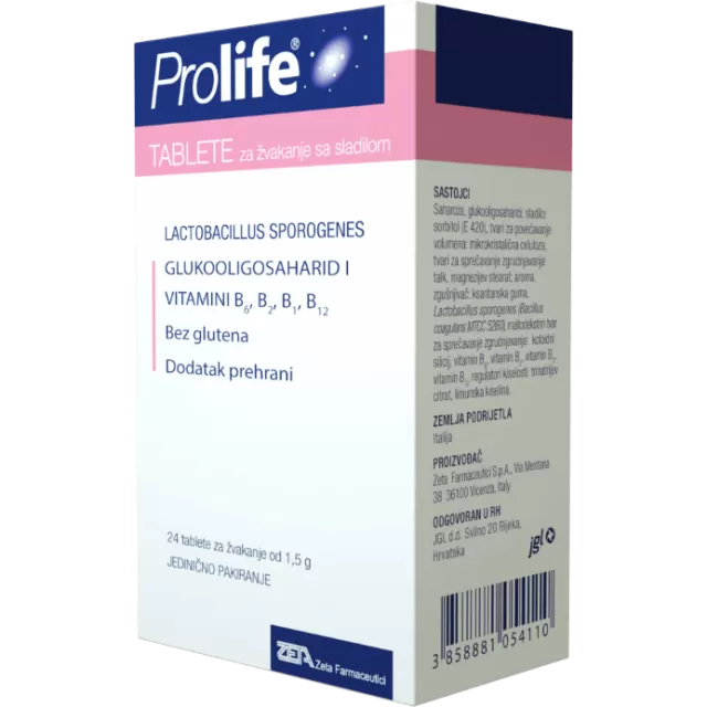 PROLIFE 24 PASTILE ZA ŽVAKANJE
