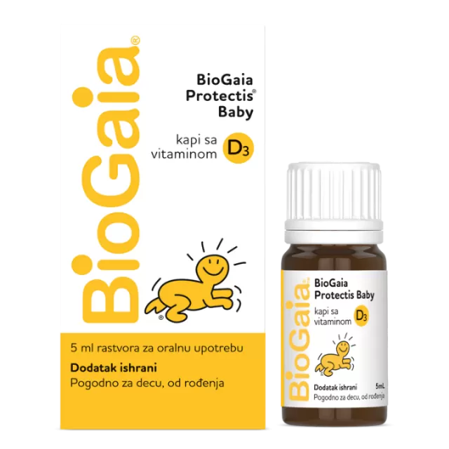 BIOGAIA KAPI SA VITAMINOM D3 5ML