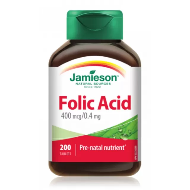 JAMIESON FOLIC ACID 400MCG TABLETE A200