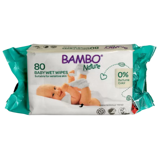 BAMBO VLAŽNE MARAMICE, 80 KOMADA