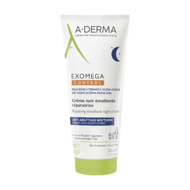 A-DERMA EXOMEGA CONTROL NOĆNA OBNAVLJAJUĆA KREMA 200ML