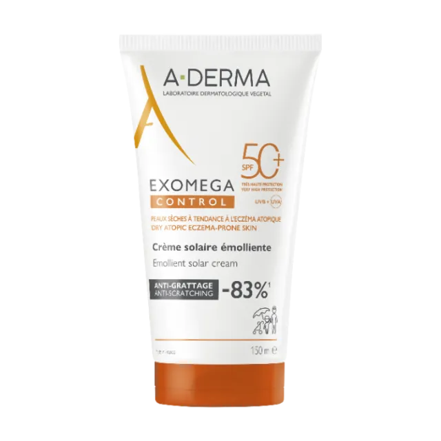 A-DERMA EXOMEGA CONTROL EMOLIJENTNA KREMA SPF50+ 150ML