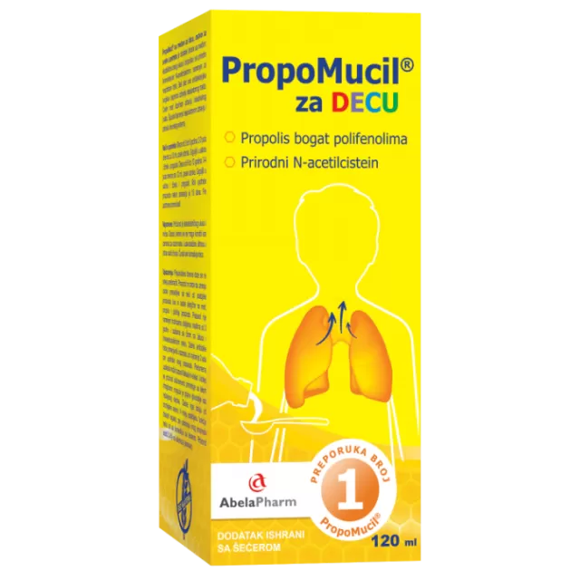PROPOMUCIL SIRUP ZA DECU 120ml