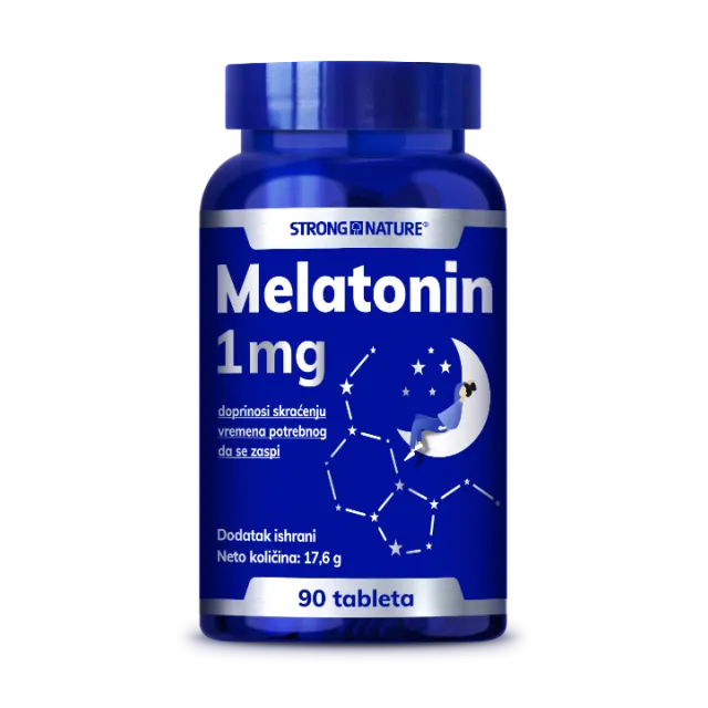 STRONG NATURE MELATONIN 1 MG, 90 KAPSULA