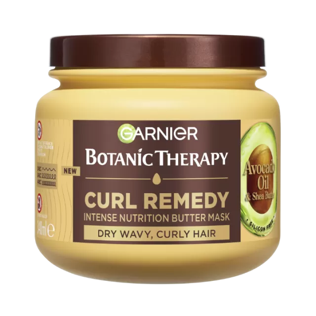 GARNIER BOTANIC THERAPY AVOCADO MASKA ZA SUVU TALASASTU I KOVRDŽAVU KOSU 340ML