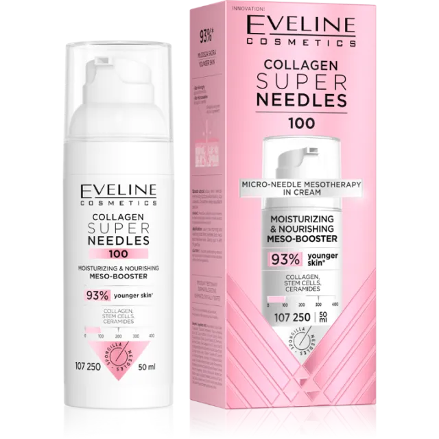 Eveline COLLAGEN SUPER NEEDLES 100 MOISTURIZING & NOURISHING MESO-BOOSTER 50ML