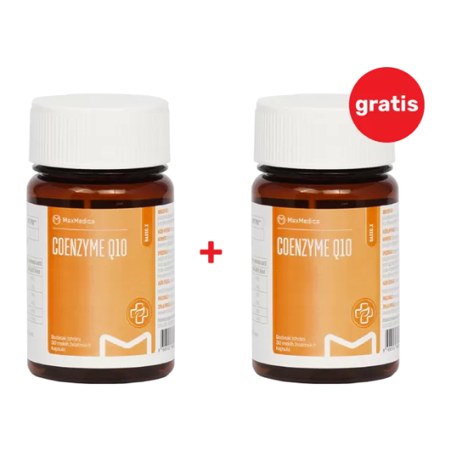MAXMEDICA COENZIM Q10 30MG 1+1 GRATIS
