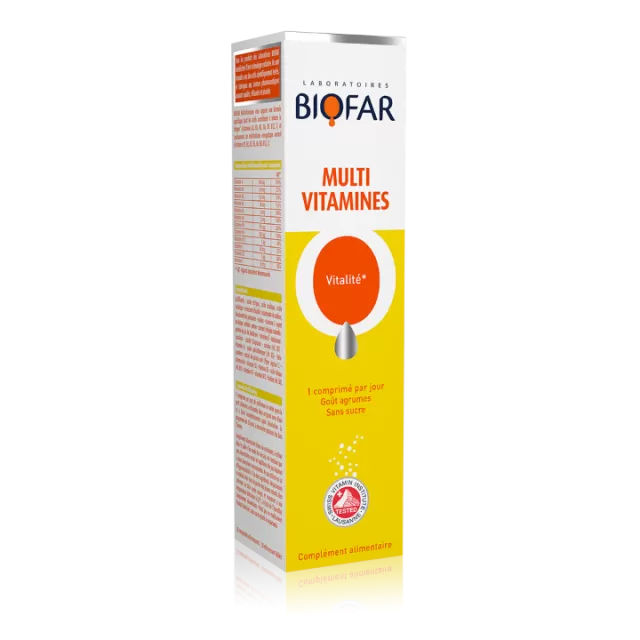 BIOFAR MULTIVITAMINI 20 ŠUMEĆIH TABLETA
