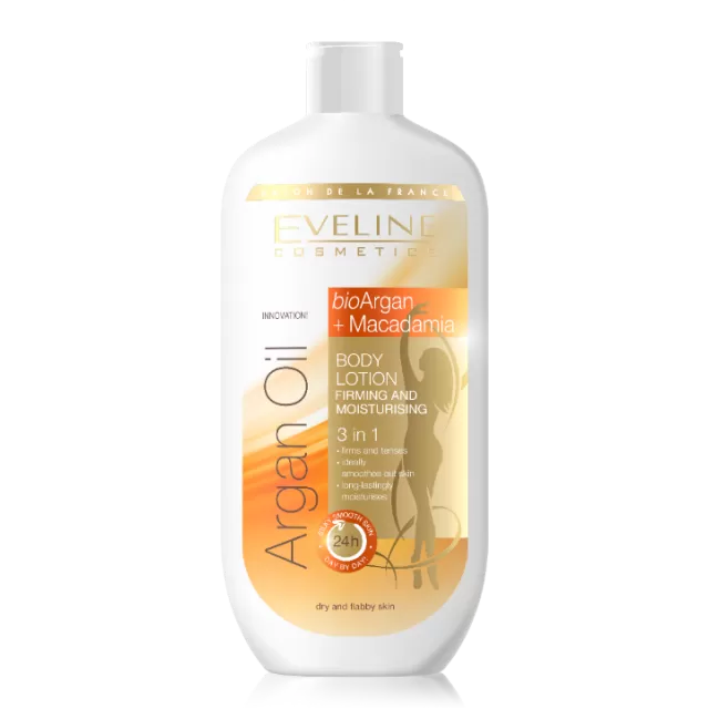 EVELINE ARGAN&MAKADAMIA LOSION ZA TELO ZA SUVU I OPUŠTENU KOŽU 350ML