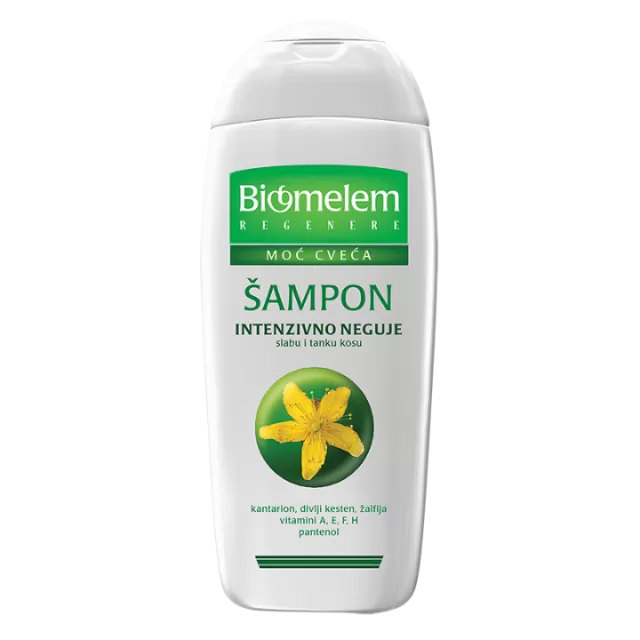 BIOMELEM N ŠAMPON MOC CVEĆA NEGUJE 222ML