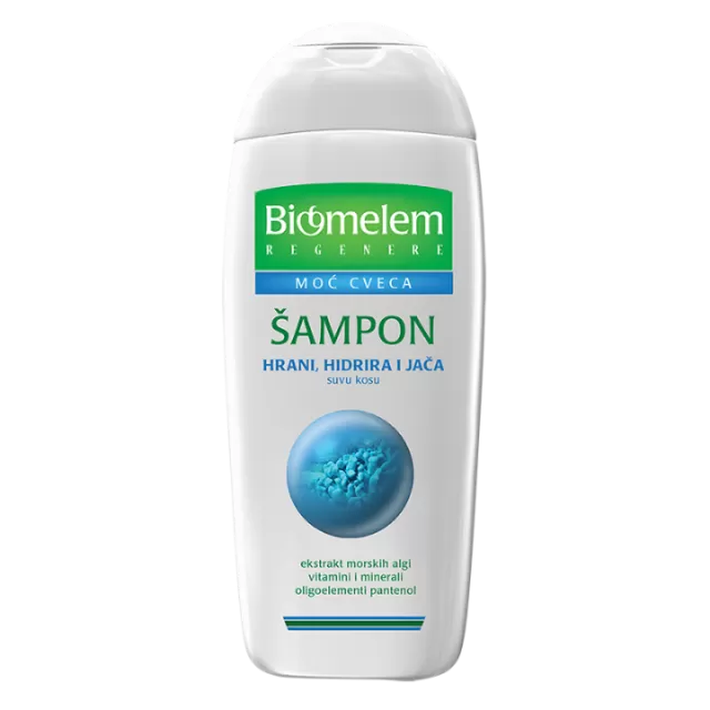 BIOMELEM N ŠAMPON MOĆ CVEĆA HIDRIRA I HRANI KOSU 222ML