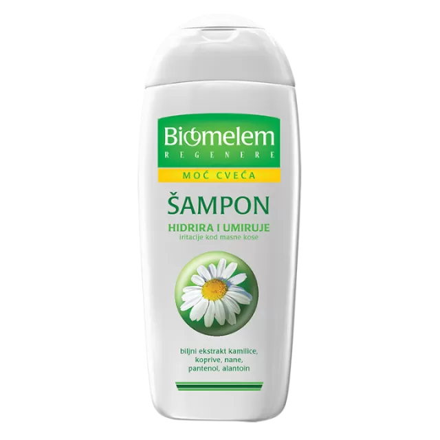 BIOMELEM N ŠAMPON MOĆ CVEĆA HIDRIRA I UMIRUJE 222ML