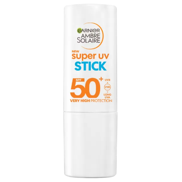 GARNIER AMBRE SOLAIRE UV NEVIDLJIVI STIK ZA LICE ZA ZAŠTITU OD SUNCA SPF50+ 9ML